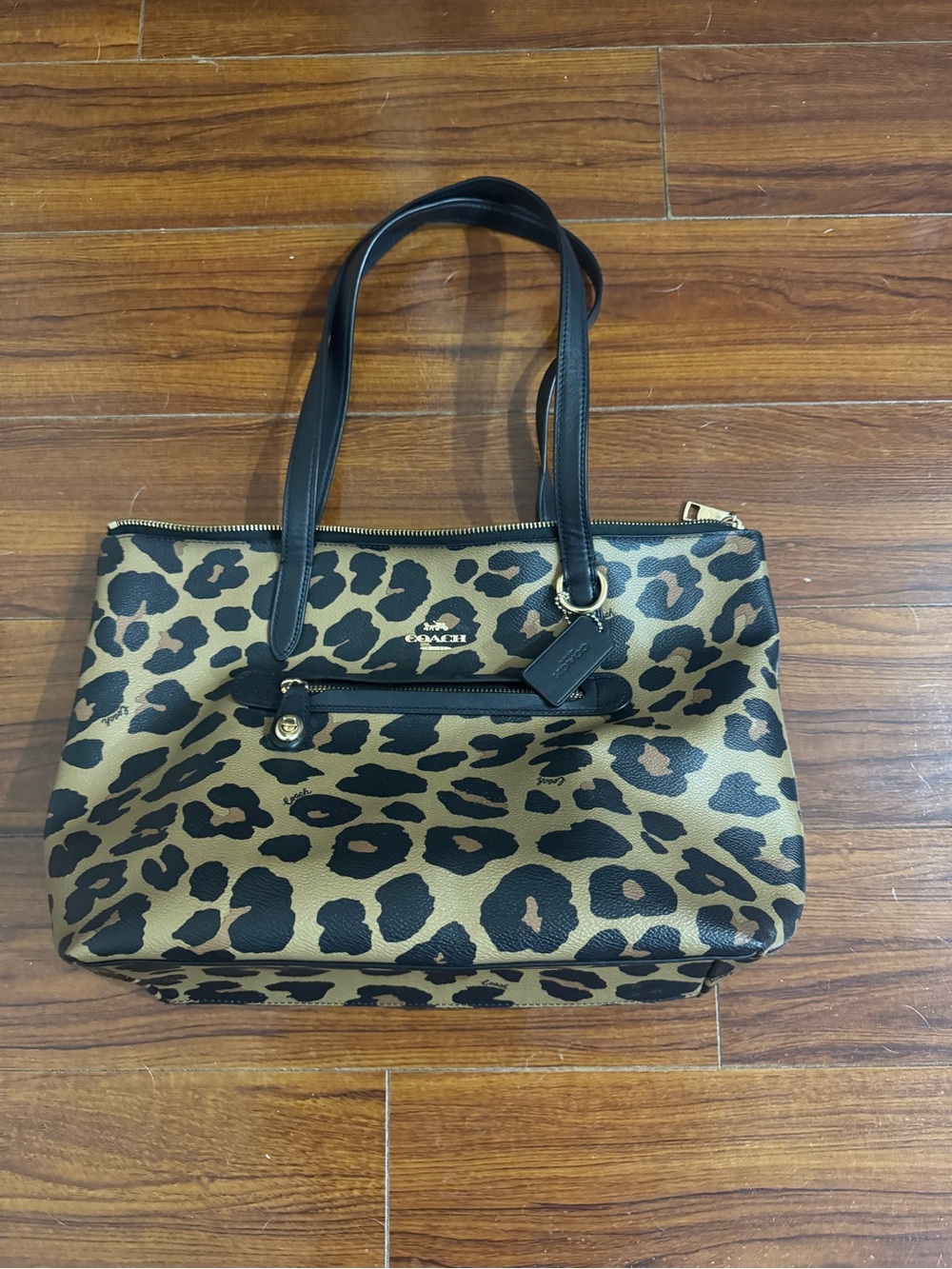 Coach LEOPARD PRINT TAYLOR TOTE